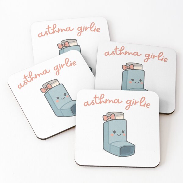 Item preview, Cute Asthma Inhaler - Asthma Girlie designed and sold by Wheezy Kid.