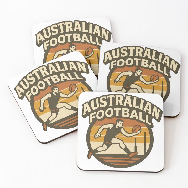 Item preview, Australian Football - Aussie Rules Football retro design designed and sold by MPAlex.