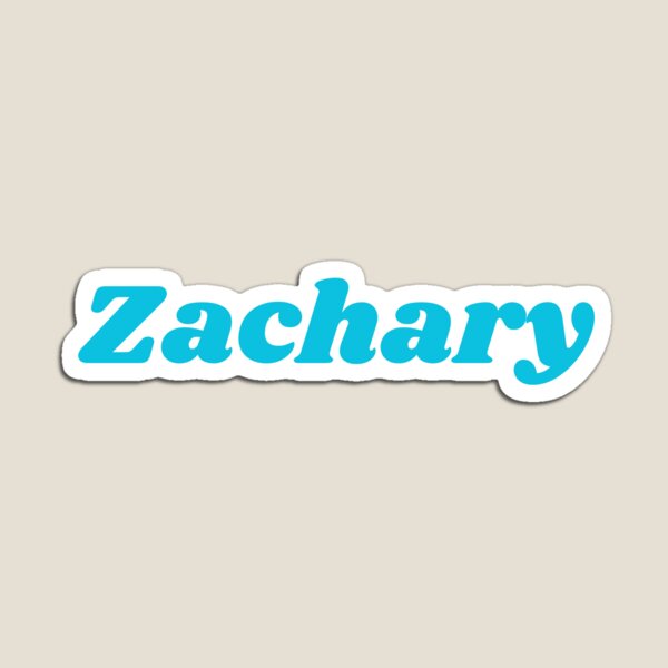 Item preview, Zachary, Blue Font designed and sold by RedParker.