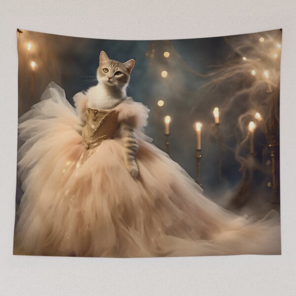 Item preview, Cat in a Gorgeous Dress designed and sold by Angelandspot.