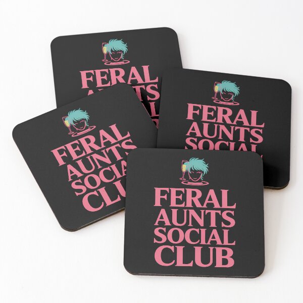Item preview, Feral Aunts Social Club - A perfect funny gift for wild aunts, cool sisters, and anyone who loves laughter, chaos, and family fun. designed and sold by ZyziowskyArt.