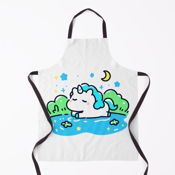 Item preview, A unicorn resting by a forest lake designed and sold by Elinotes.