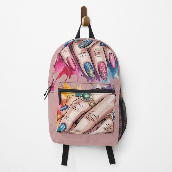 Item preview, Manicure Hands Watercolor Splash designed and sold by MadCatPrints.