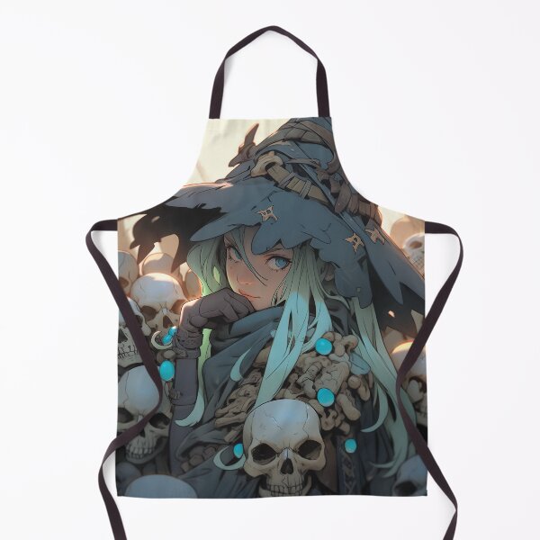 Item preview, Witchy Necromancer Anime Girl designed and sold by bubblegoth.