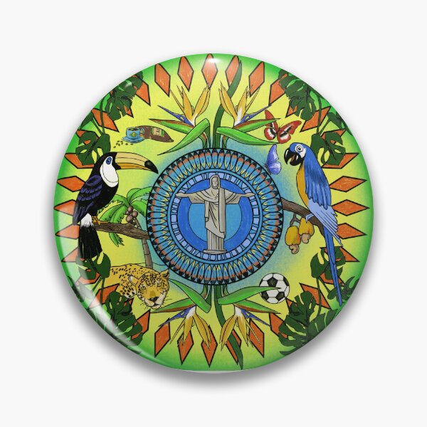 Item preview, Brazil mandala, meu Brasil designed and sold by Lilly-Rune.