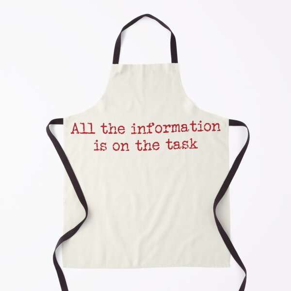 Item preview, All The Information Is On The Task designed and sold by eldram.
