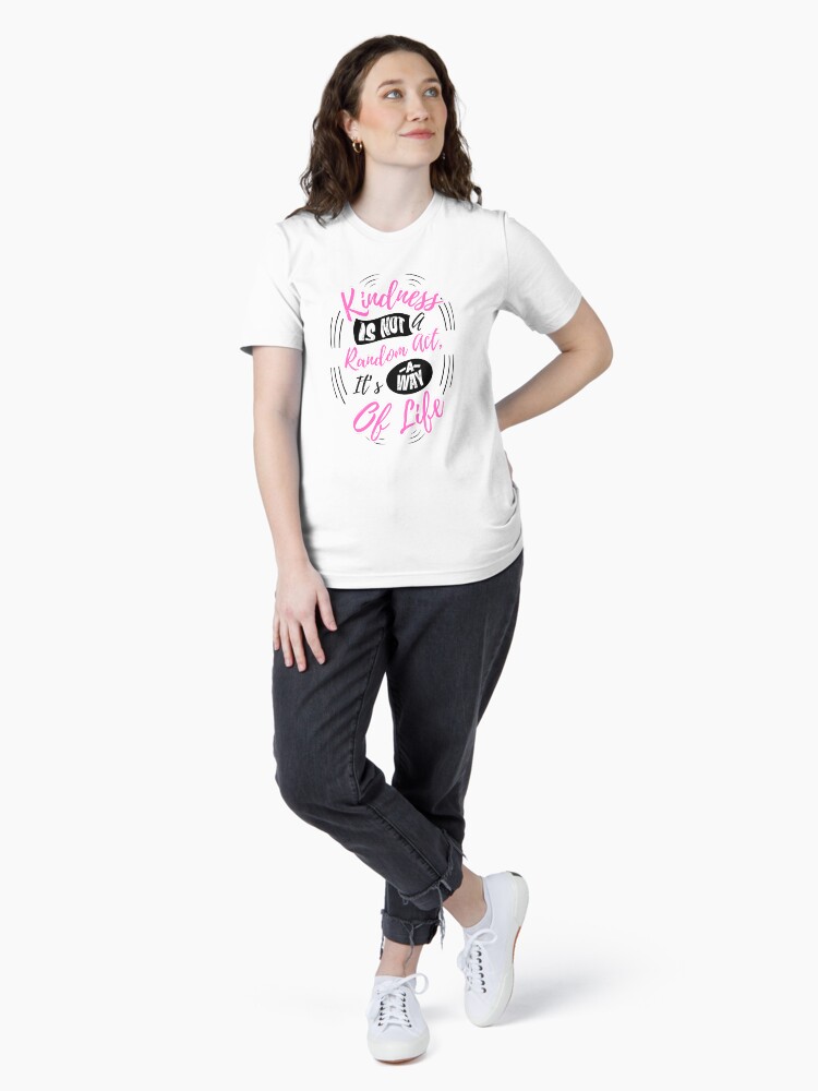 Thumbnail 4 of 7, Essential T-Shirt, Kindness is a Way of Life -Light - Comfortable Clothing & More designed and sold by kindnesshero.