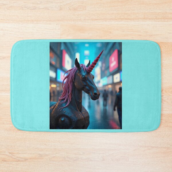 Item preview, Black electric dreams unicorn  designed and sold by PhilDreams.