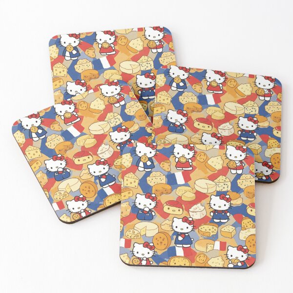 Aperçu de l'œuvre Hello Kitty in Paris cheese fromage créée et vendue par PYXOO.