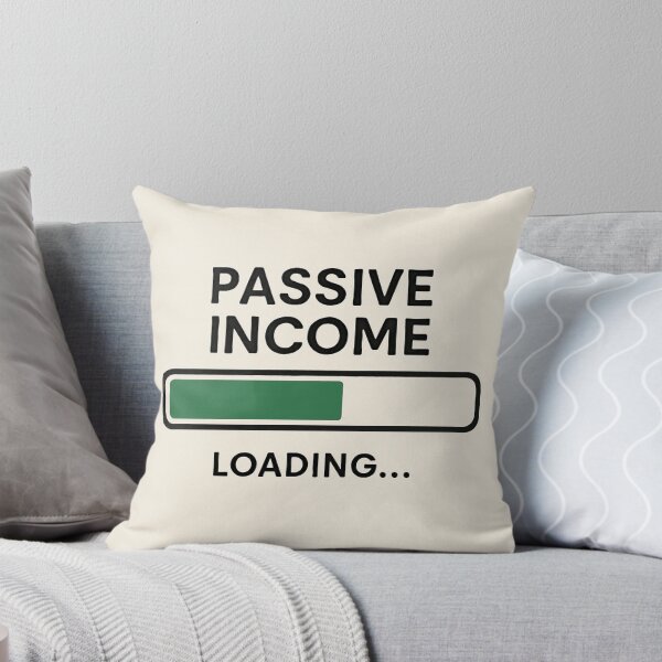 Item preview, Passive Income Loading – Minimalist Progress Bar Design designed and sold by POD DYNASTY | Original Print On Demand T-Shirt Graphics.