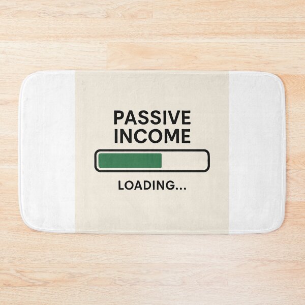 Item preview, Passive Income Loading – Minimalist Progress Bar Design designed and sold by POD DYNASTY.