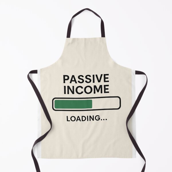 Item preview, Passive Income Loading – Minimalist Progress Bar Design designed and sold by POD DYNASTY | Original Print On Demand T-Shirt Graphics.