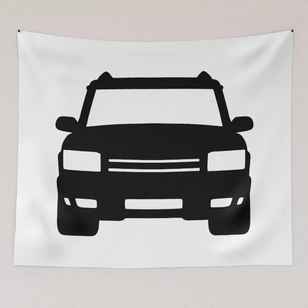 Item preview, Land Rover Discovery 2 SE7 1998-2002 black silhouette designed and sold by EdimDesign.