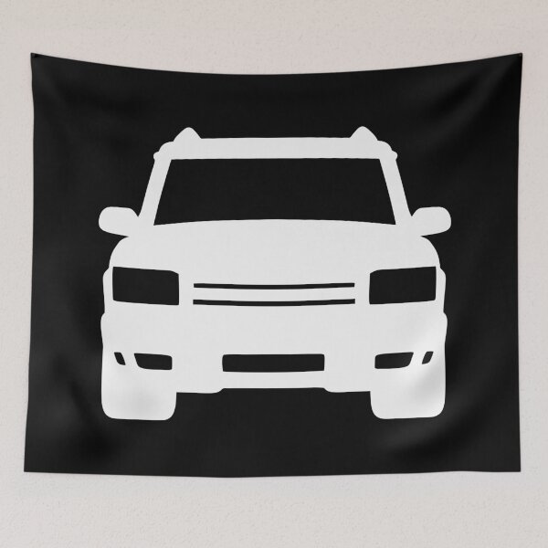 Item preview, Land Rover Discovery 2 SE7 1998-2002 white silhouette designed and sold by EdimDesign.