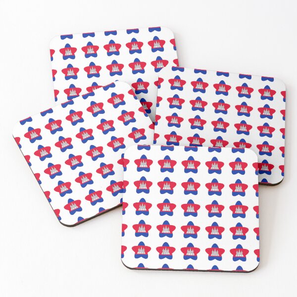 Item preview, Cambodia Flag Star Pattern designed and sold by TheIconSmith.