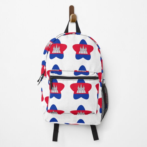 Item preview, Cambodia Flag Star Pattern designed and sold by TheIconSmith.