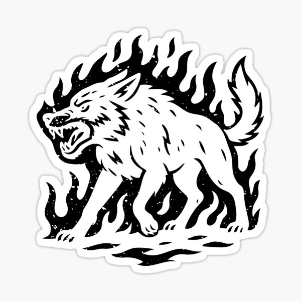 Item preview, wolf of courage designed and sold by CamaleonDesigns.