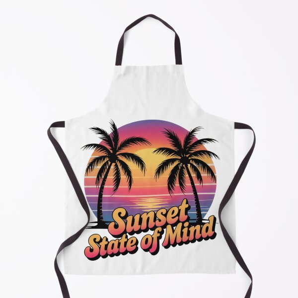 Item preview, Sunset State of Mind – Retro Tropical Beach Vibes Design designed and sold by EpicMediaShop.