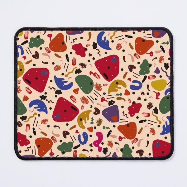 Item preview, Organic Abstract Shapes with Dark Red, Earthy Greens and Playful Silhouettes designed and sold by Clara Fruggeri.