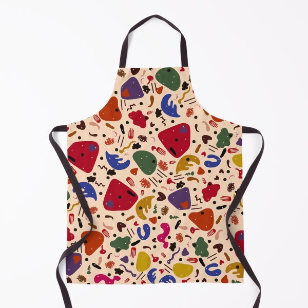 Item preview, Organic Abstract Shapes with Dark Red, Earthy Greens and Playful Silhouettes designed and sold by Clara Fruggeri.