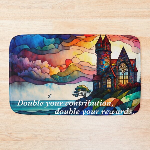 Item preview, Double your contribution, double your rewards. designed and sold by fanzen69.