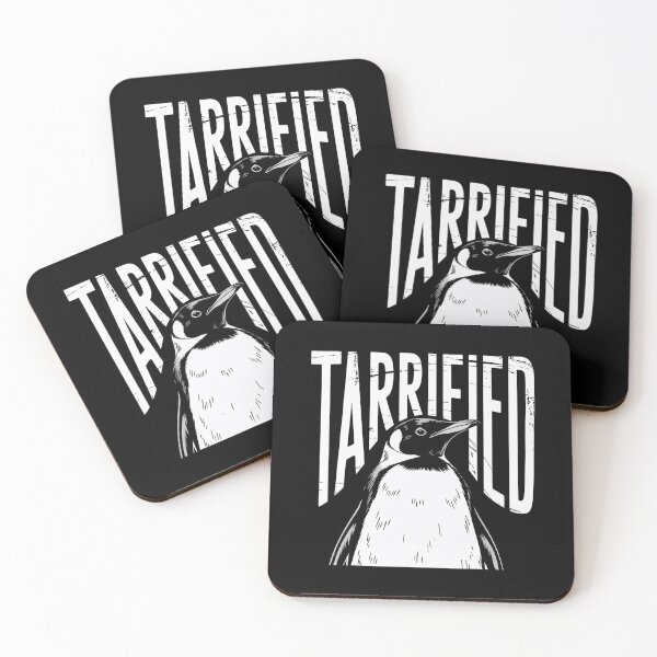 Item preview, Tarrified Penguin Funny Political designed and sold by SunsetGlimpse.