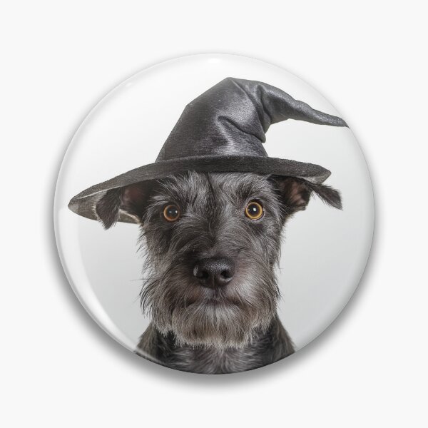 Item preview, Cesky Terrier Dog Wearing Halloween Witch Hat designed and sold by LazyOwlStore.