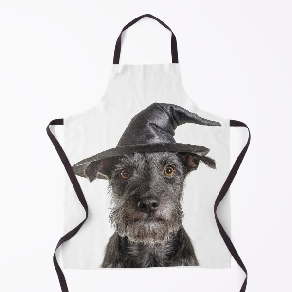 Item preview, Cesky Terrier Dog Wearing Halloween Witch Hat designed and sold by LazyOwlStore.