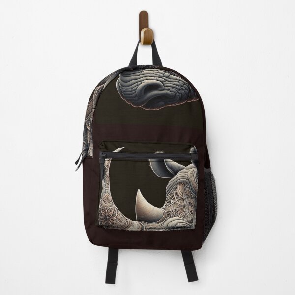 Item preview, Rhinoceros Head Mandala Design – Unique AI Art for Clothing, Accessories & Bold Animal-Inspired Fashion designed and sold by knalpot-design.