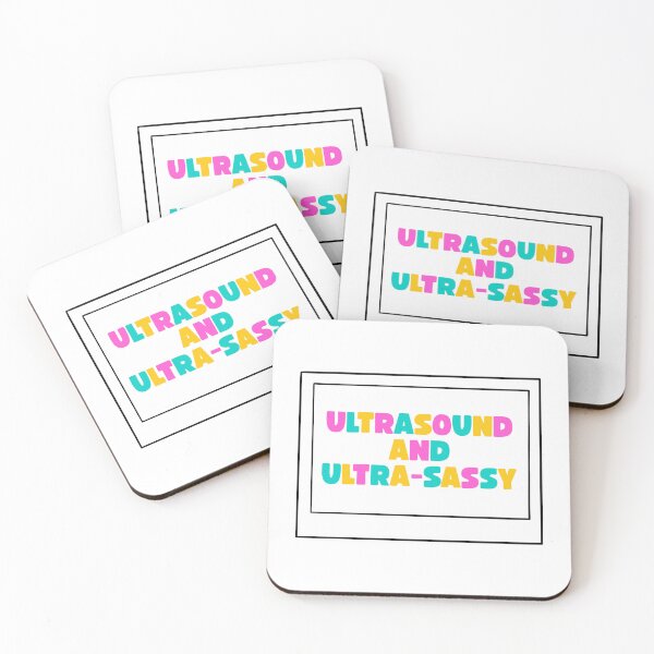 Item preview, Ultrasound and Ultra-Sassy – Funny Sonographer Slogan designed and sold by Straight-Up Snark.