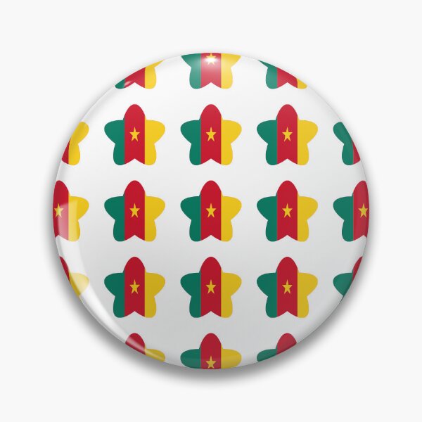 Item preview, Cameroon Flag Star Pattern designed and sold by TheIconSmith.