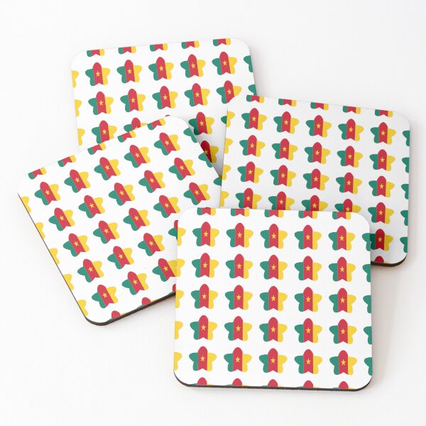 Item preview, Cameroon Flag Star Pattern designed and sold by TheIconSmith.