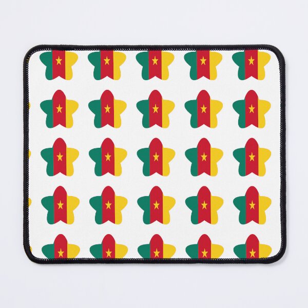 Item preview, Cameroon Flag Star Pattern designed and sold by TheIconSmith.