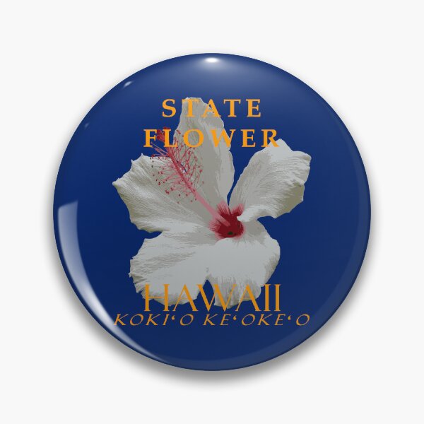 Item preview, Hawaii Territory Flower The Hibiscus waimeae designed and sold by taiche.