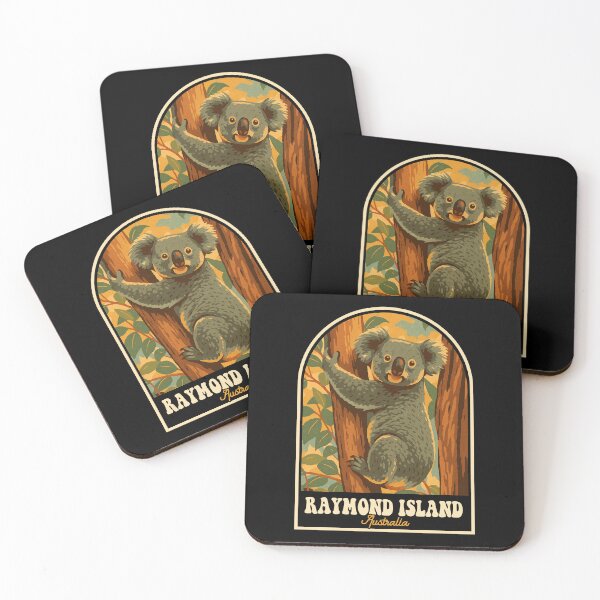 Item preview, Raymond Island Koala Vintage Australia Travel Art designed and sold by JackCurtis1991.