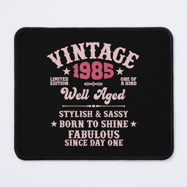 Item preview, 40th Birthday Vintage 1985 Well Aged 40 Years For Her designed and sold by eclecTEEq.