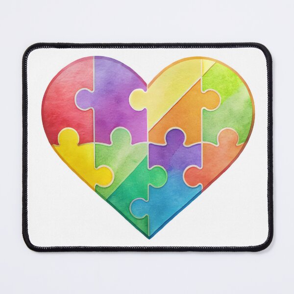 Item preview, The Heart is a Puzzlement Grafic designed and sold by JumpJammiesTees.