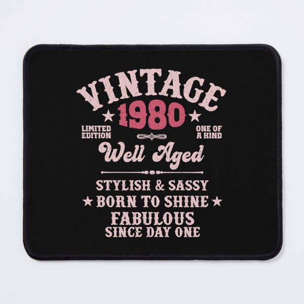 Item preview, 45th Birthday Vintage 1980 Well Aged 45 Years For Her designed and sold by eclecTEEq.