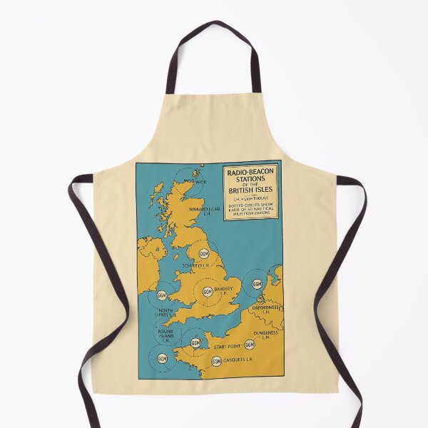 Item preview, Radio Beacons Map - Claire Ligne Style designed and sold by Living In An Earlier Age.