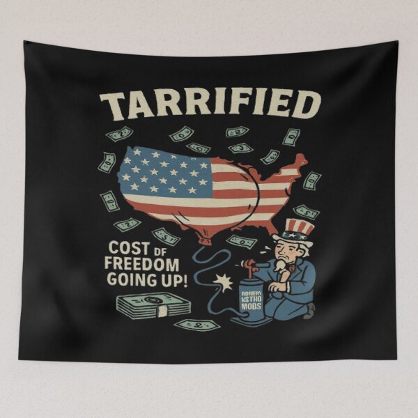 Item preview, Tarrified Retro 2025 designed and sold by SunsetGlimpse.