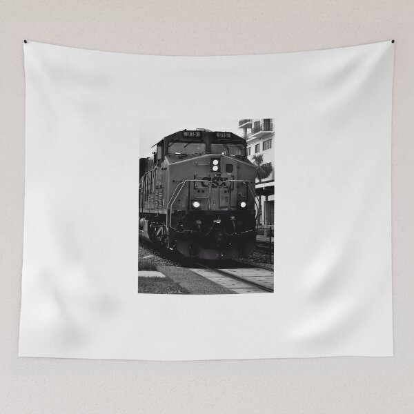 Item preview, Oncoming Freight Train  designed and sold by MercerImages.