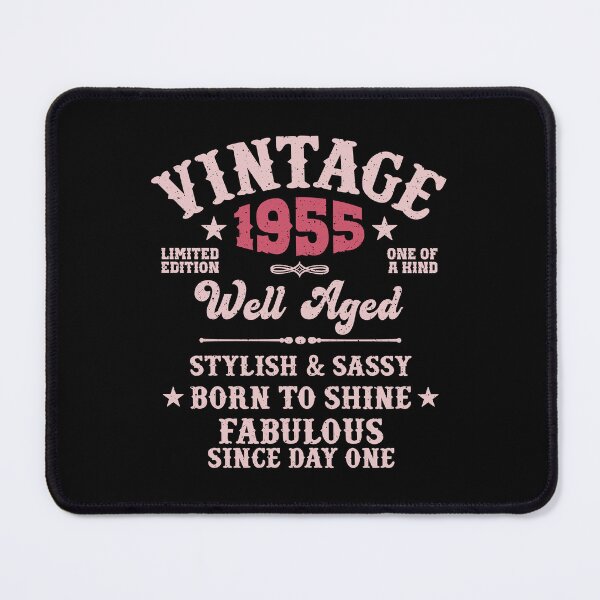 Item preview, 70th Birthday Vintage 1955 Well Aged 70 Years For Her designed and sold by eclecTEEq.
