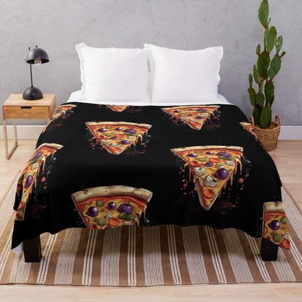 Item preview, Stylized Melting Pizza designed and sold by Ambient Flow.