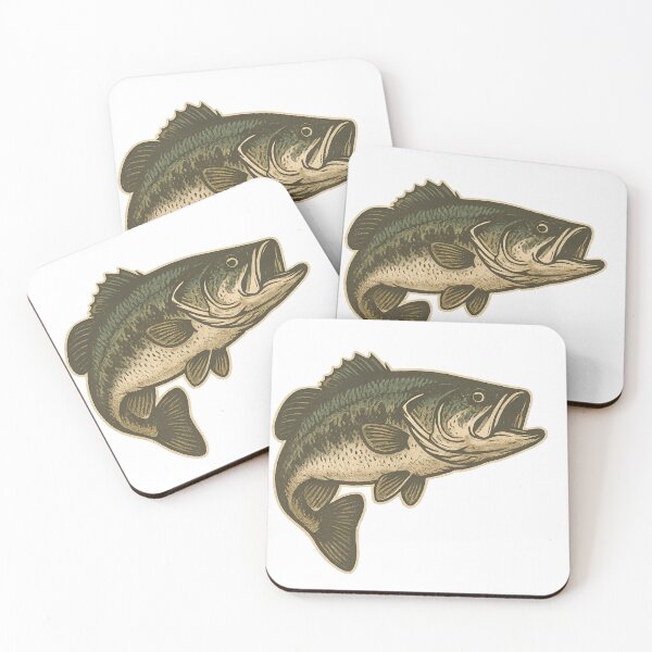 Item preview, Large mouth bass retro designed and sold by MPAlex.