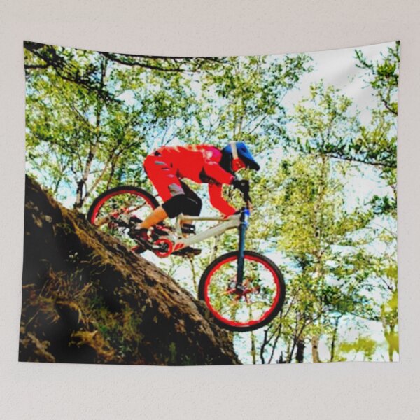 Item preview, Red Robin MTB Shredder Through Forest designed and sold by GrizzlyCollective.