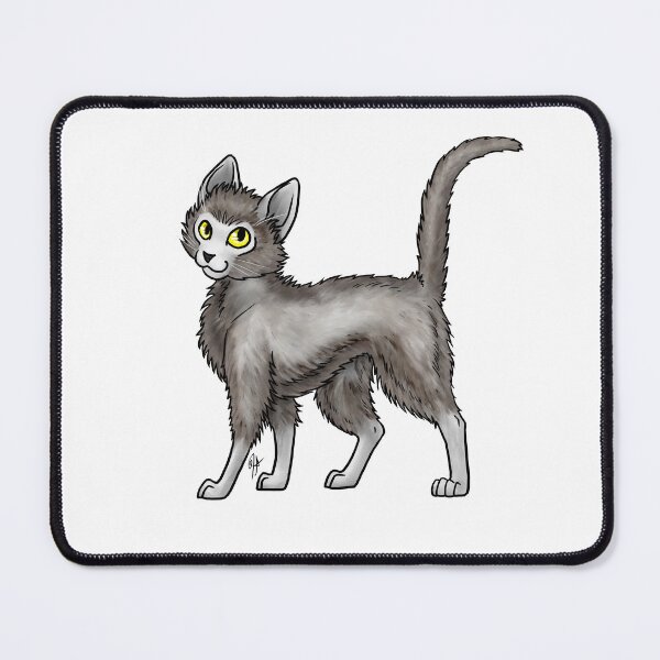 Item preview, Cat - Lykoi - Gray designed and sold by Jennifer Stolzer.