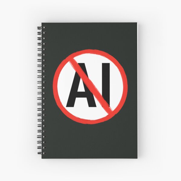 Item preview, No AI Logo / Anti-AI Symbol designed and sold by Frank J. Art.