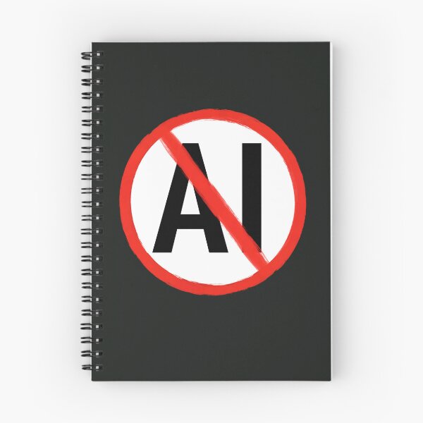 Item preview, No AI Logo / Anti-AI Symbol designed and sold by Frank J. Art.