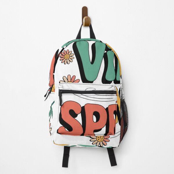 Item preview, Spring Vibes Only – Groovy Retro Floral Typography designed and sold by EpicMediaShop.