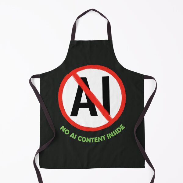 Item preview, No AI Synbol / No AI Content Inside designed and sold by Frank J. Art.
